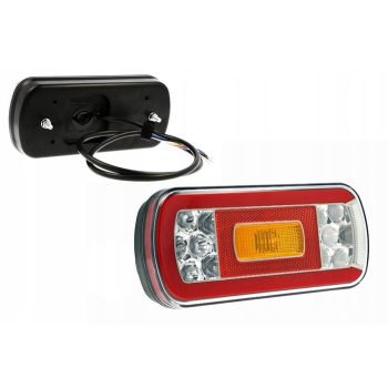 ZESTAW LAMPA TYLNA PRZYCZEPY LAWETY LED DIODOWA